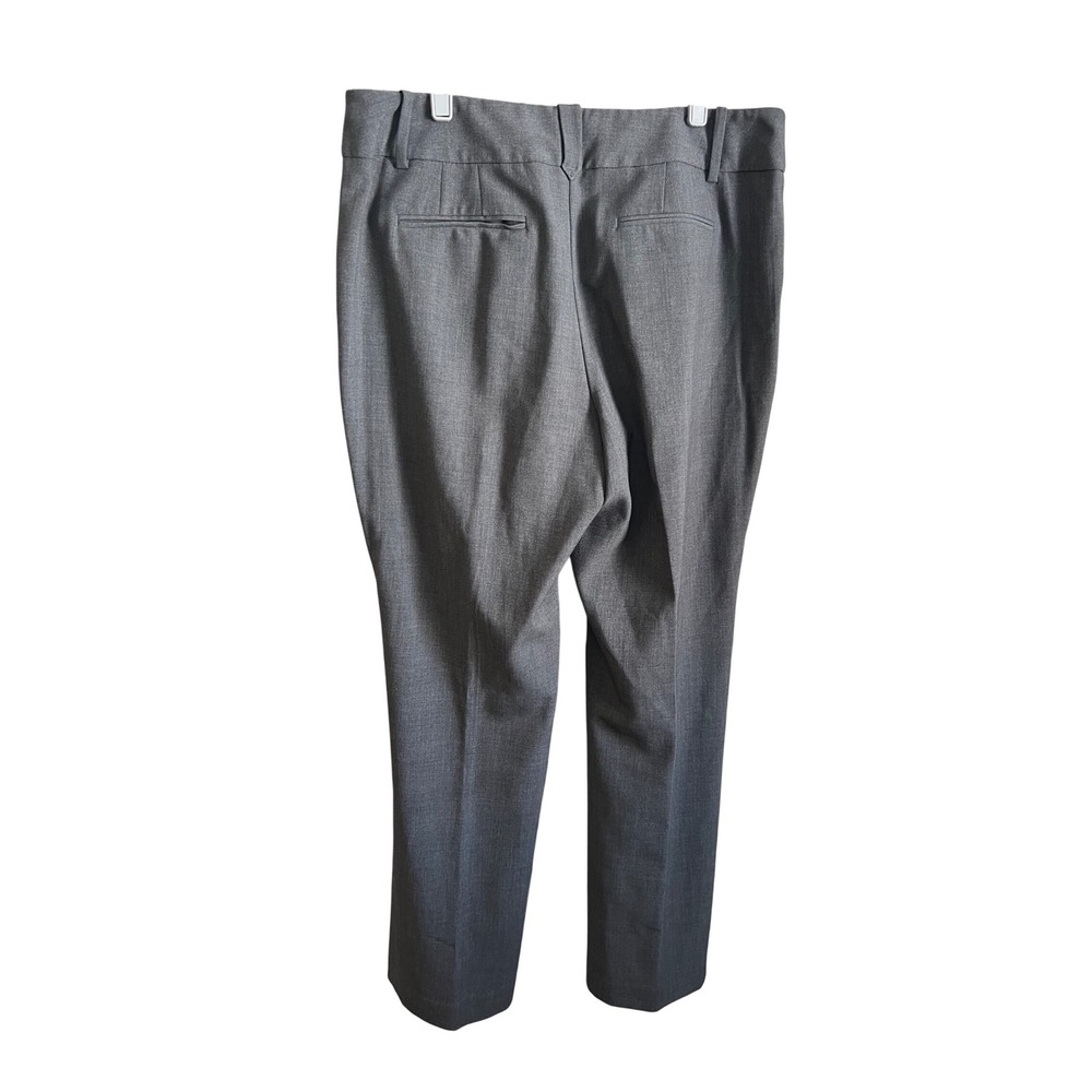 Ann‎ Taylor LOFT Gray Straight Leg Dress Pants Trousers Womens 12 244909 - Picture 2 of 7